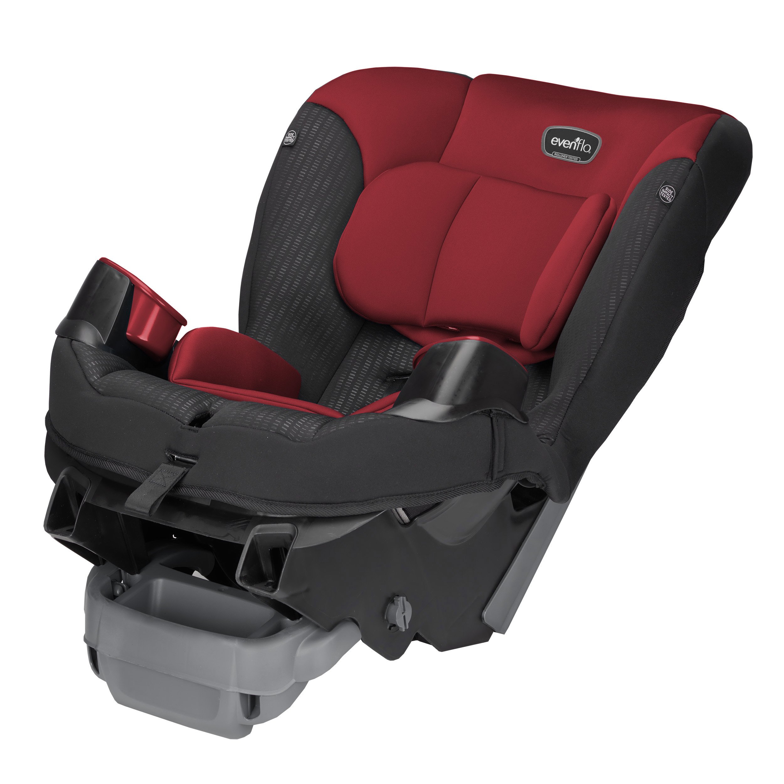 極美品　evenflo SONUS 65 安全基準FMVSS213適合 Amazon.com: Evenflo Sonus 65 可轉換汽車座椅,Rocco 紅色: 嬰兒
